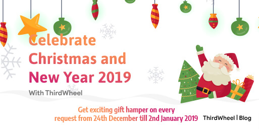 Celebrate Christmas and New Year 2019 with ThirdWheel